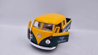 Volkswagen Bus Double Cab Pickup - Escala 1/34 - Kinsmart - (Sin caja)