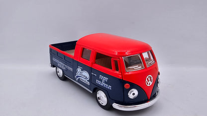 Volkswagen Bus Double Cab Pickup - Escala 1/34 - Kinsmart - (Sin caja)