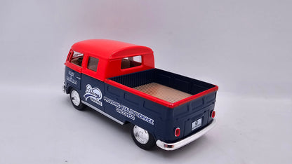 Volkswagen Bus Double Cab Pickup - Escala 1/34 - Kinsmart - (Sin caja)
