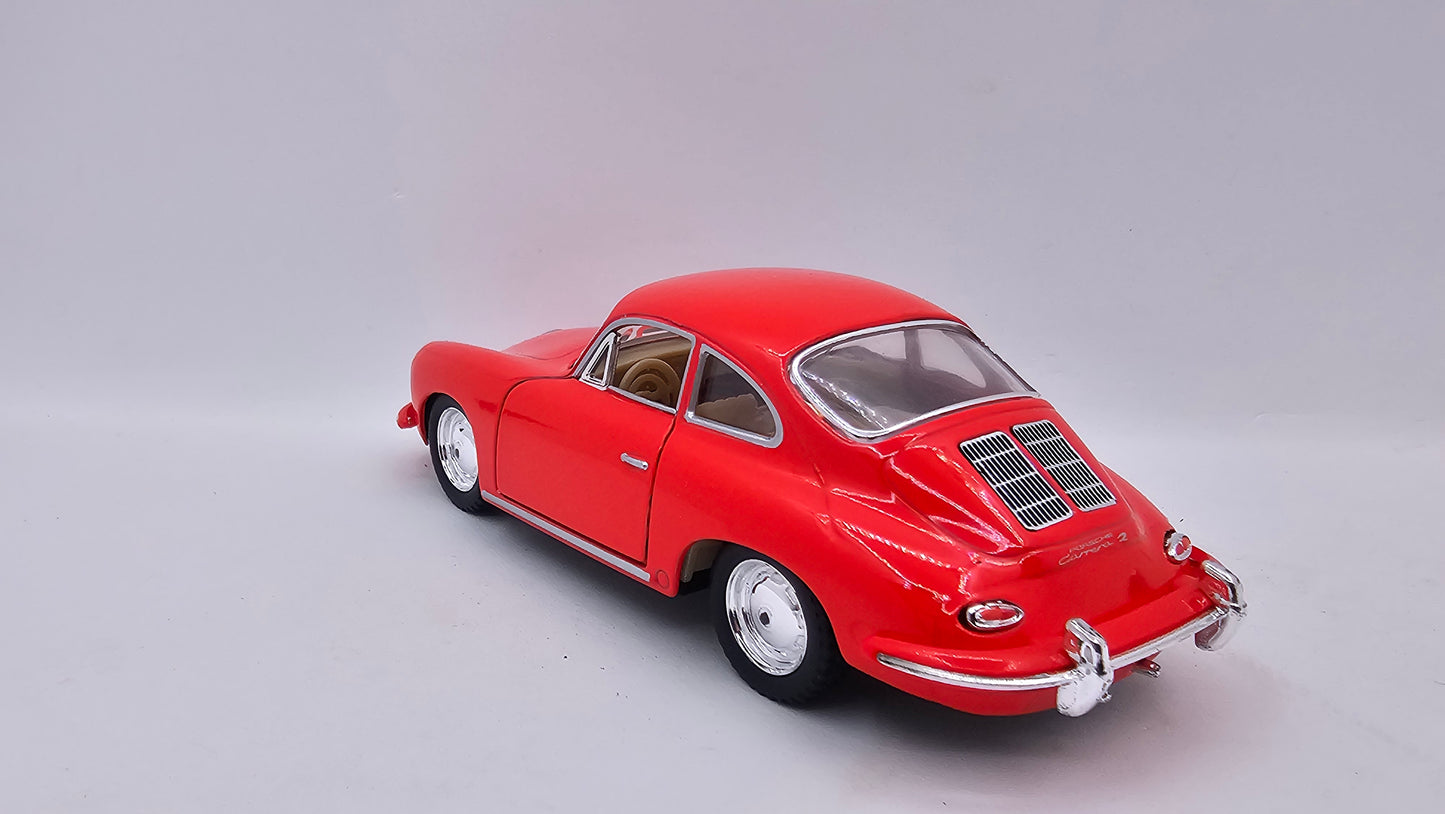 Porsche 356 B Carrera 2 - Escala 1/32 - Kinsmart - (Sin caja)