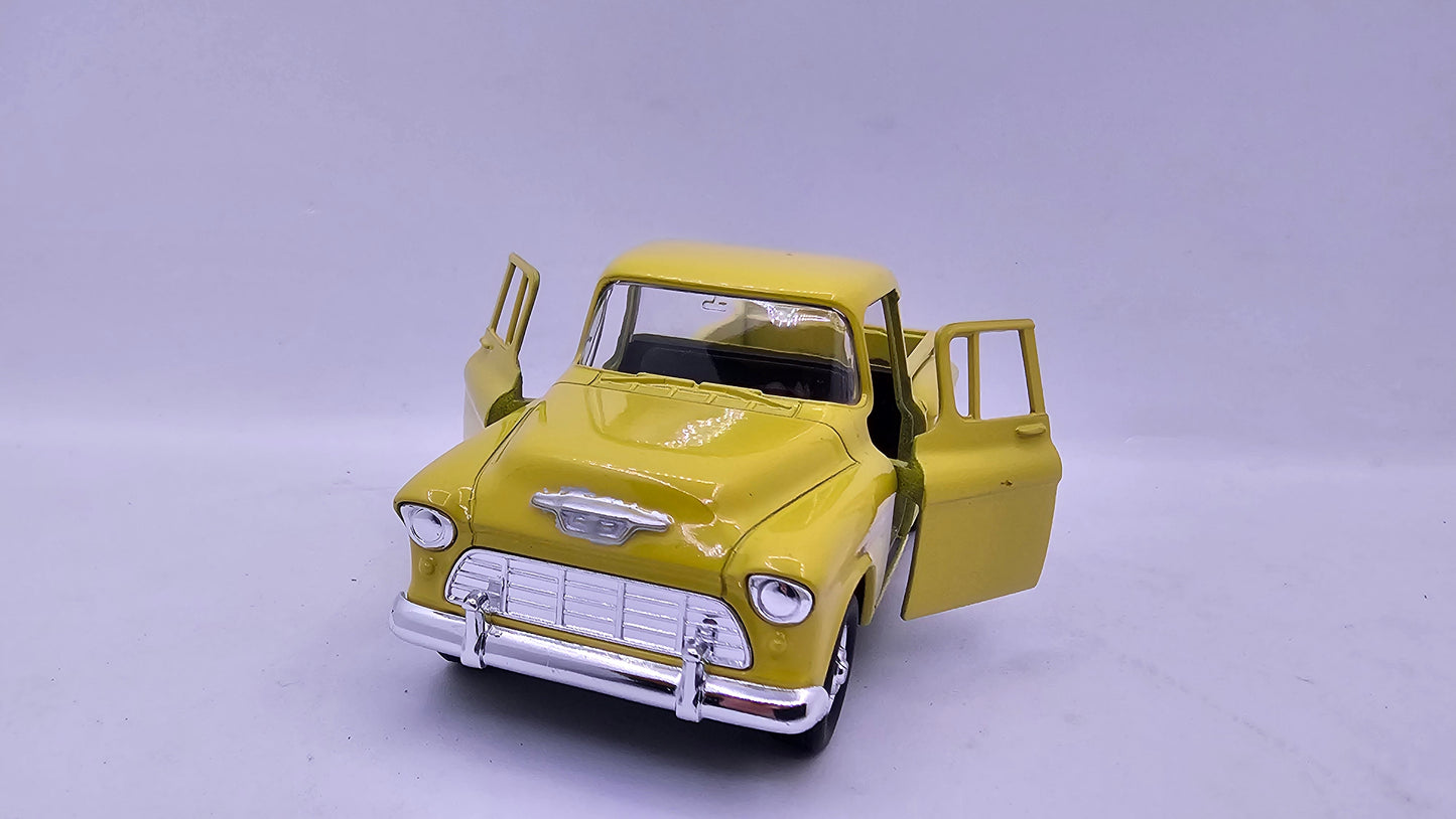 Chevrolet Chevy Stepside 1955 - Escala 1/34 - Welly - (Sin caja)