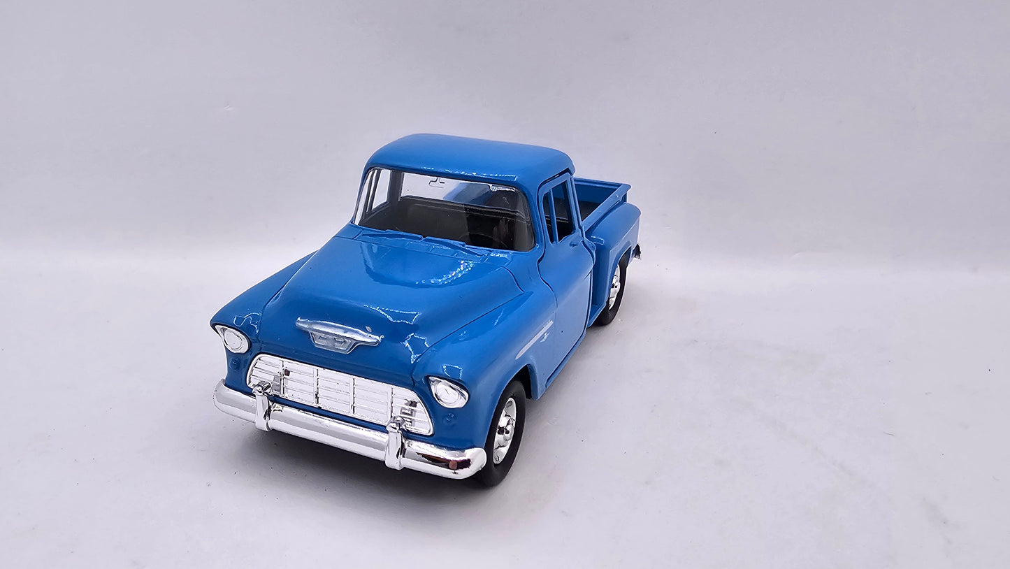 Chevrolet Chevy Stepside 1955 - Escala 1/34 - Welly - (Sin caja)