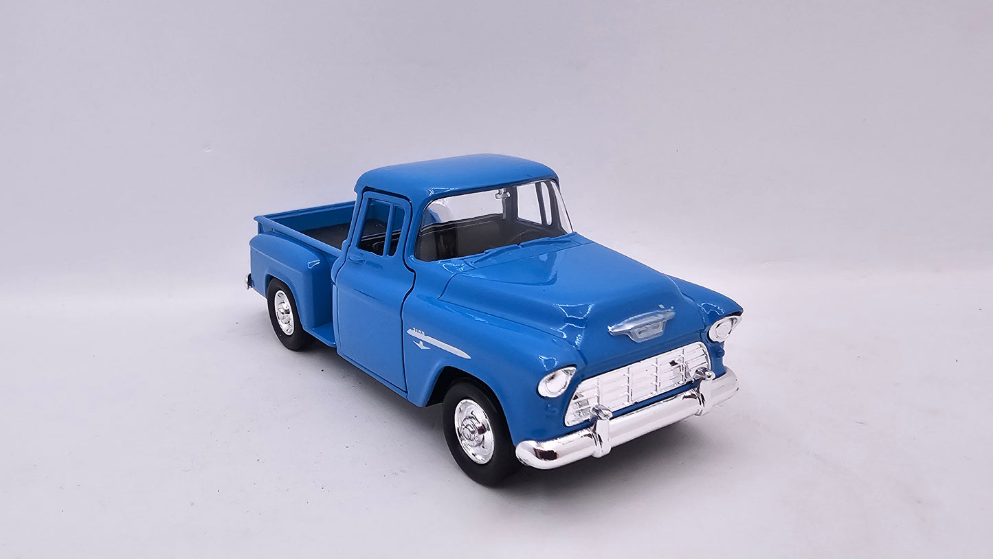 Chevrolet Chevy Stepside 1955 - Escala 1/34 - Welly - (Sin caja)