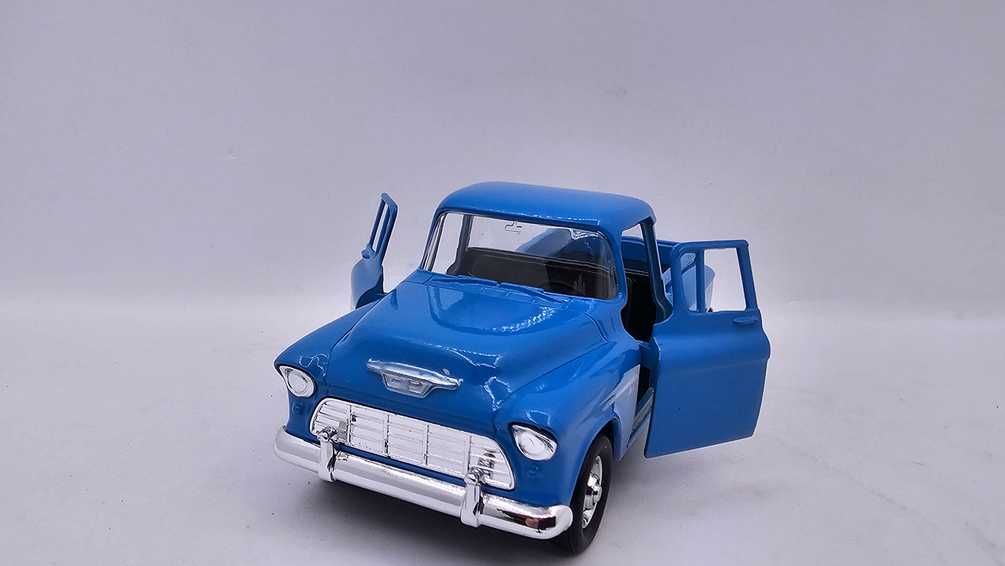 Chevrolet Chevy Stepside 1955 - Escala 1/34 - Welly - (Sin caja)