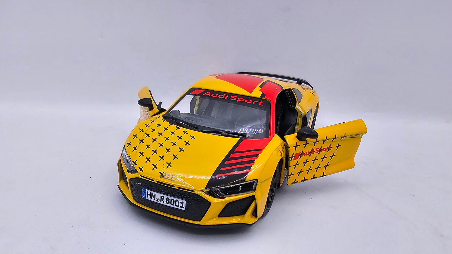 Audi R8 Coupé 2020 - Escala 1/36 - Kinsmart - (Sin caja)
