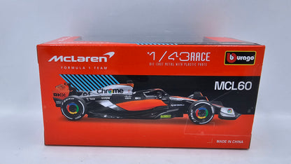 MCLAREN Formula 1 Team MCL60 #4 Lando Norris 2023 - F1 Burago Escala 1/43