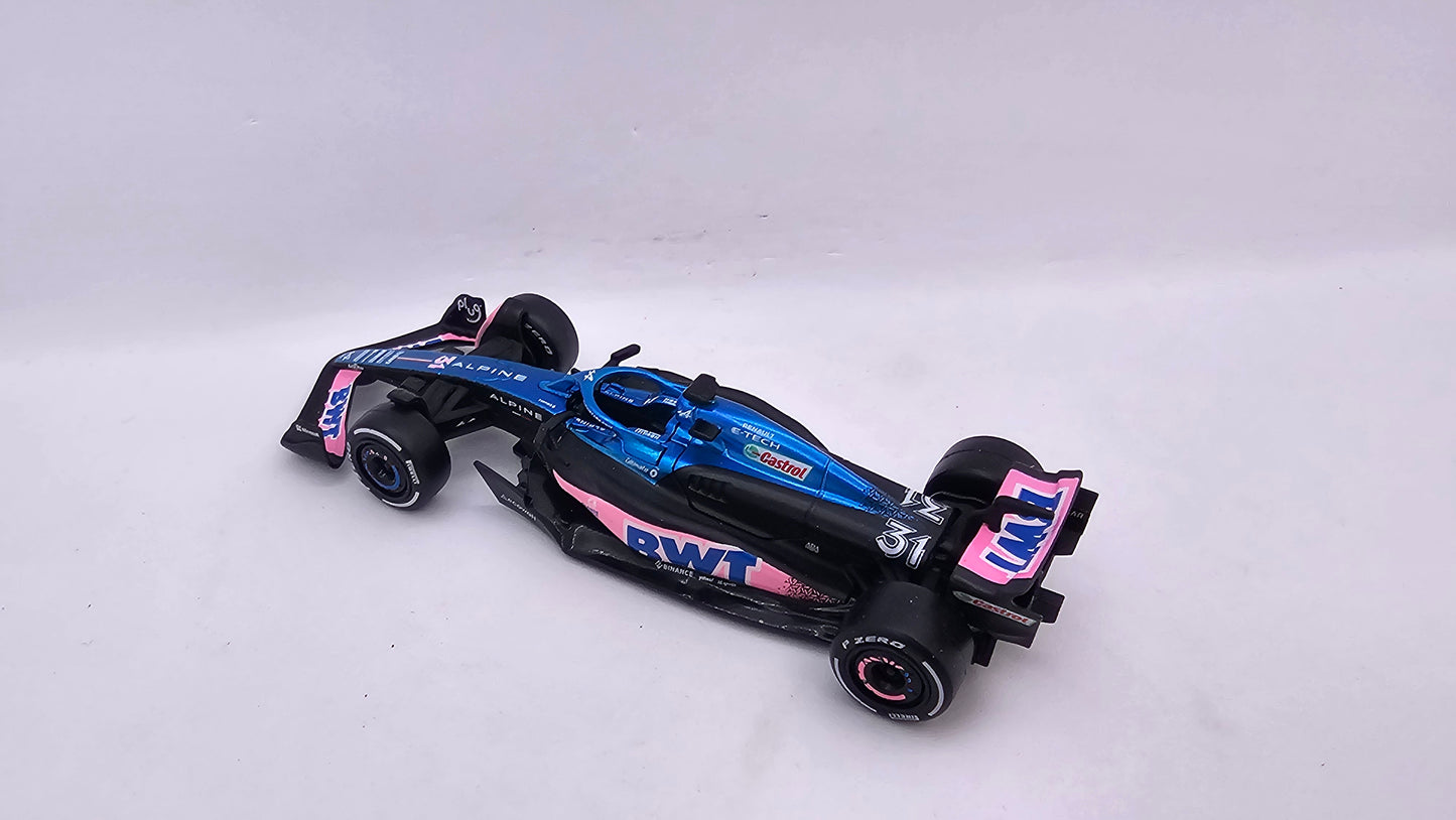 Alpine Formula 1 A523 #31 Esteban Ocon - 2023 - F1 Burago Escala 1/43