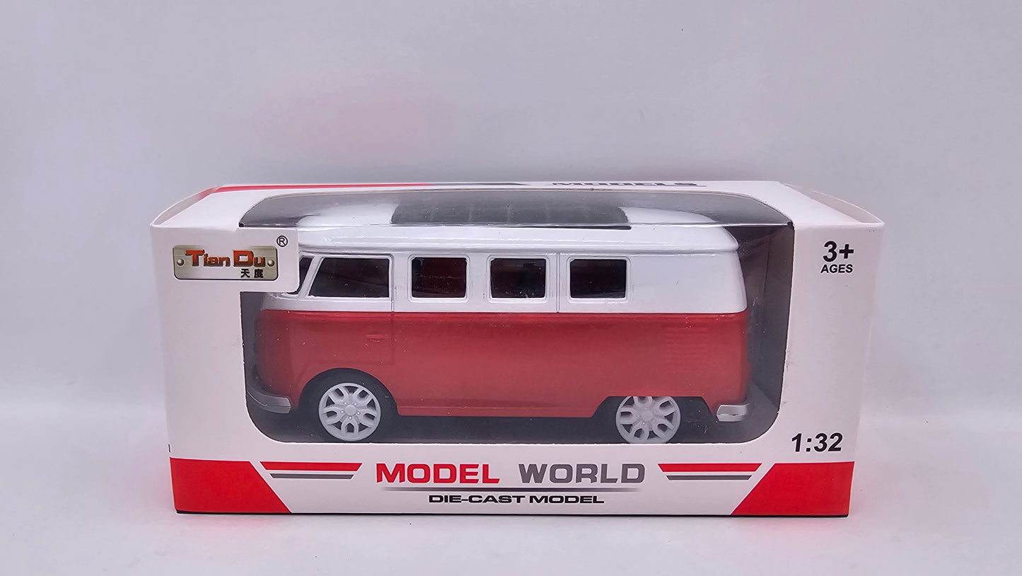 Volkswagen Kombi - Escala 1/32 - Model World - Luces Y Sonidos