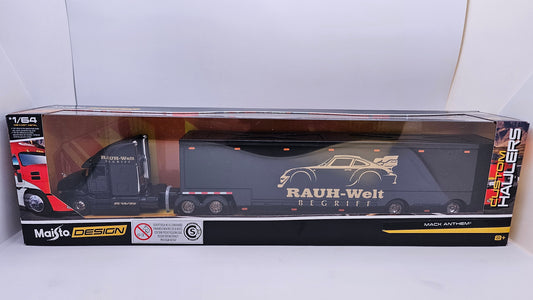 Camion Furgon Mack Anthem "RAUH-Welt" -  Escala 1/64 - Maisto