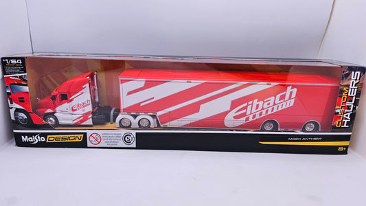 Camion Furgon Mack Anthem "EIBACH" -  Escala 1/64 - Maisto