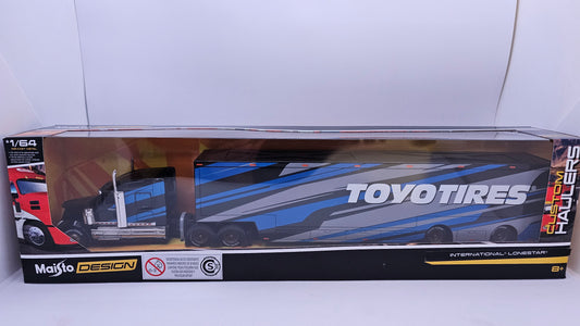 Camion Furgon International Lonestar "TOYO TIRES" -  Escala 1/64 - Maisto