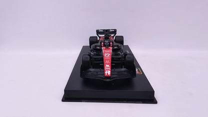 Alfa Romeo Formula 1 C43 #77 Valtteri Bottas - 2023 - F1 Burago Escala 1/43 C/Acrílico y Piloto