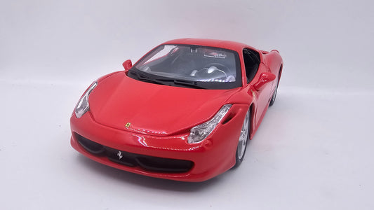 Ferrari 458 Italia - Escala 1/24 - Burago - (Sin caja)