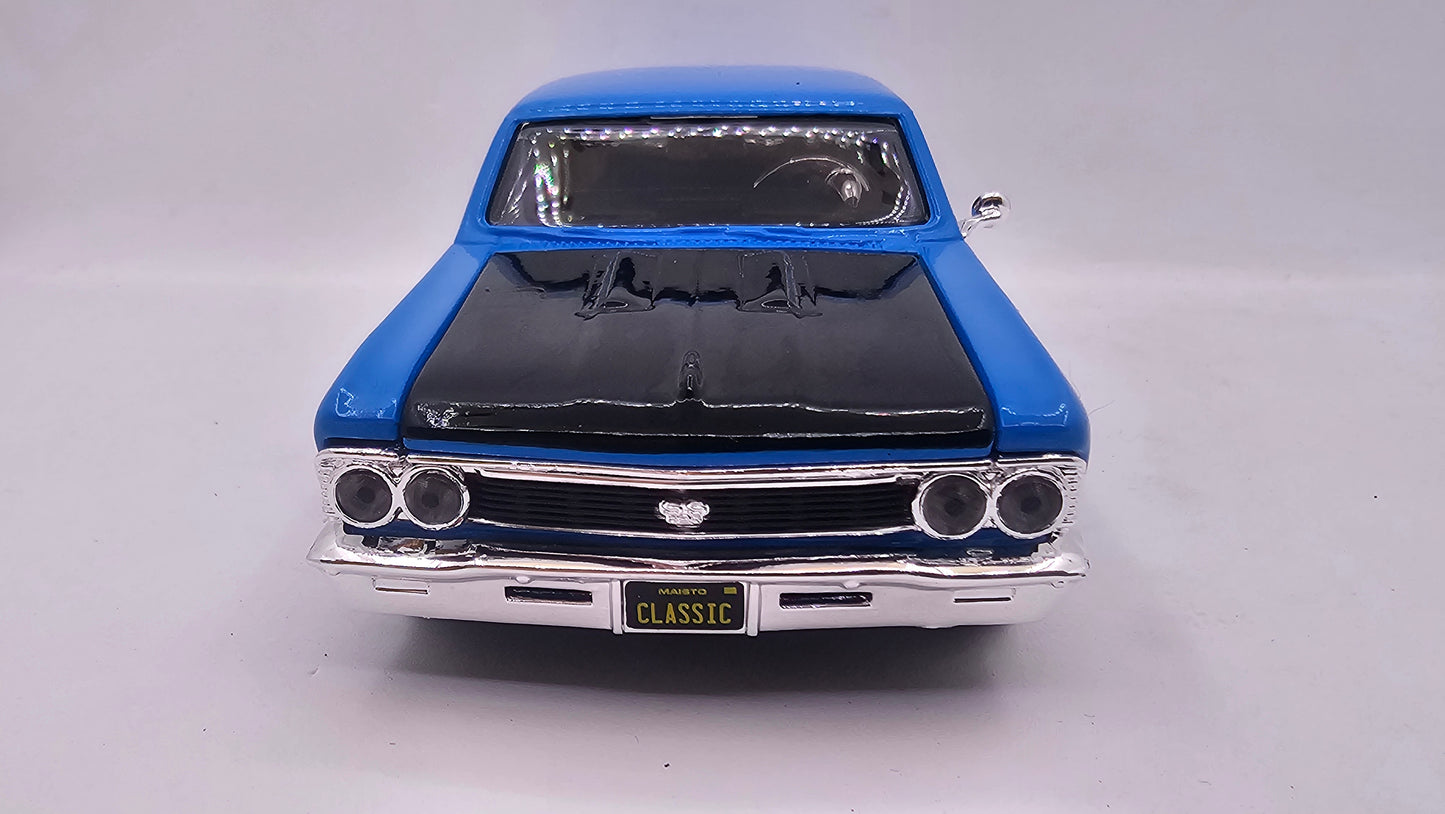 Chevrolet Chevelle SS396 1966 Custom - Escala 1/24 - Maisto - (Sin caja)