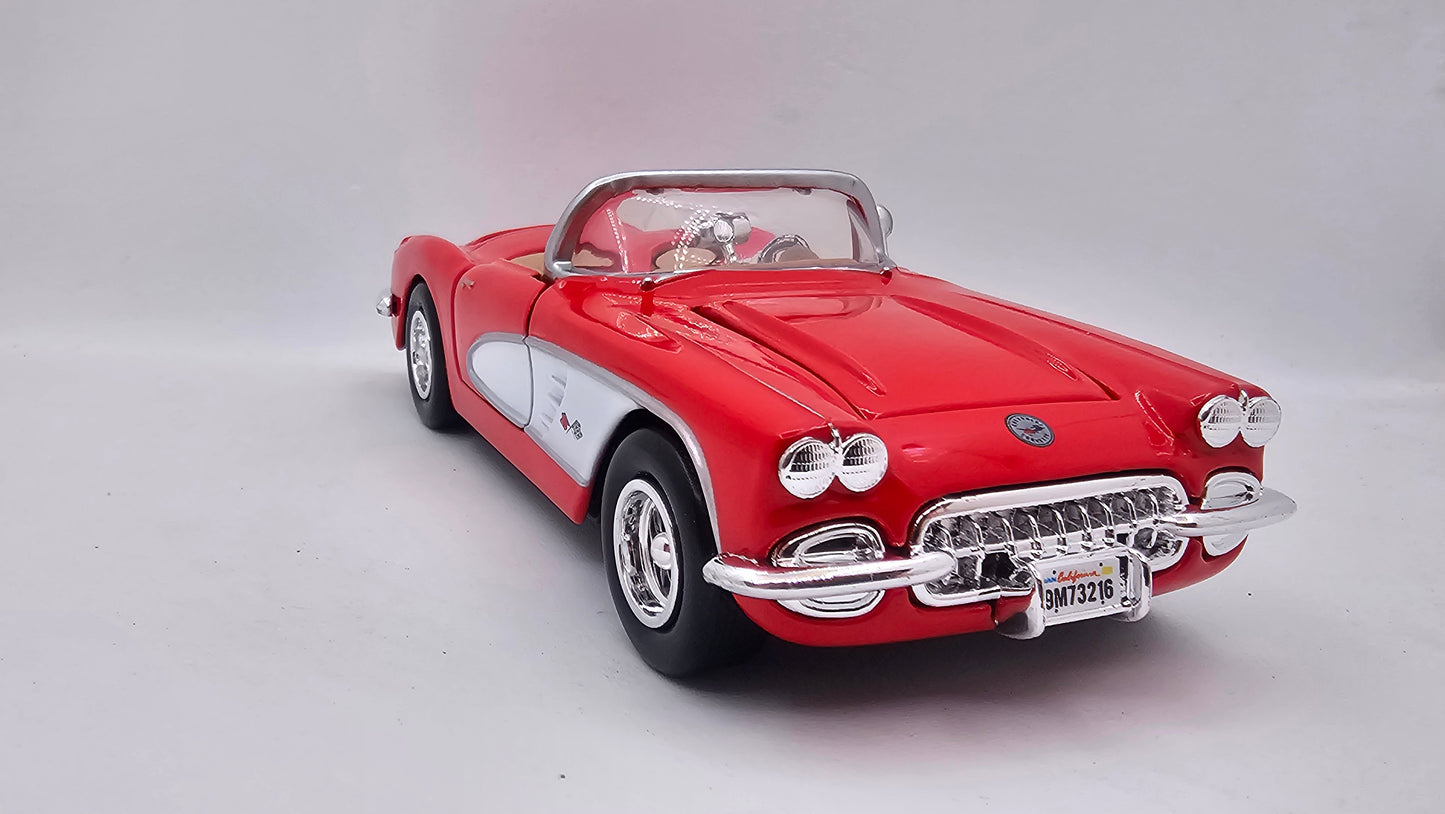 Chevrolet Corvette 1959 - Escala 1/24 - MotorMax - (Sin caja)