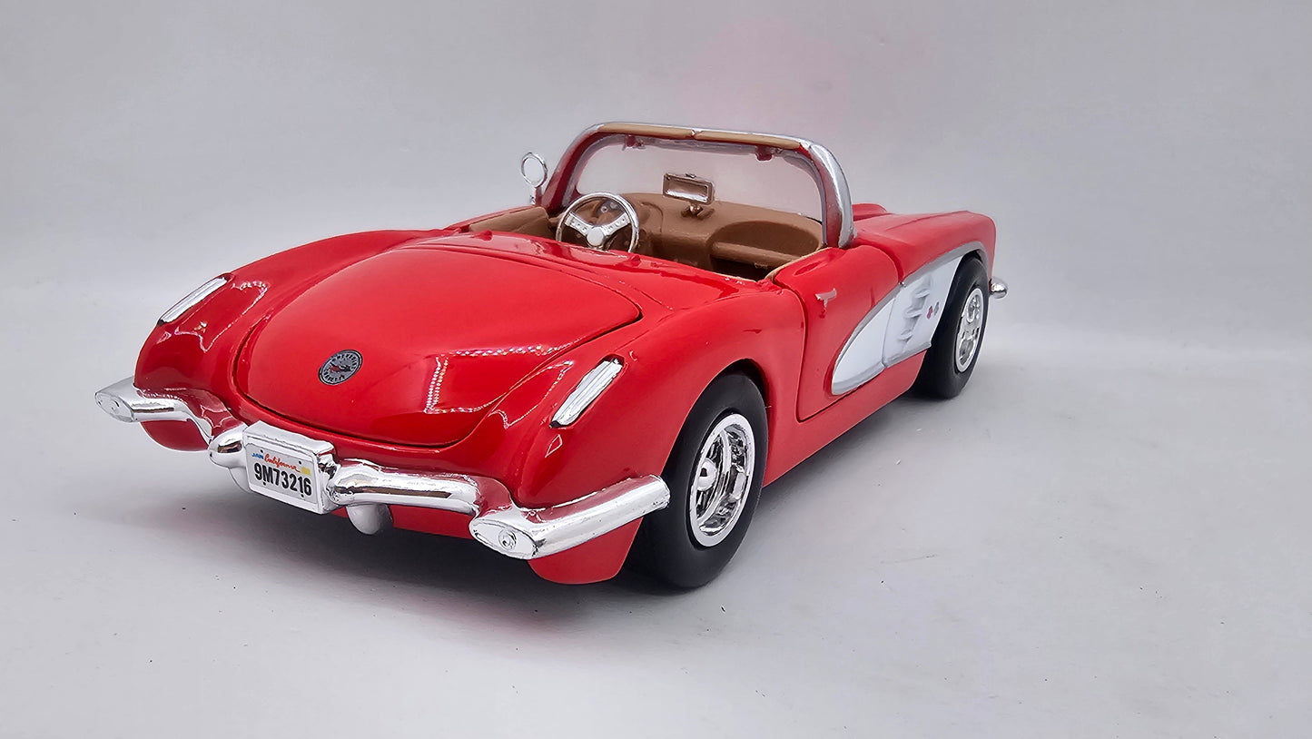 Chevrolet Corvette 1959 - Escala 1/24 - MotorMax - (Sin caja)