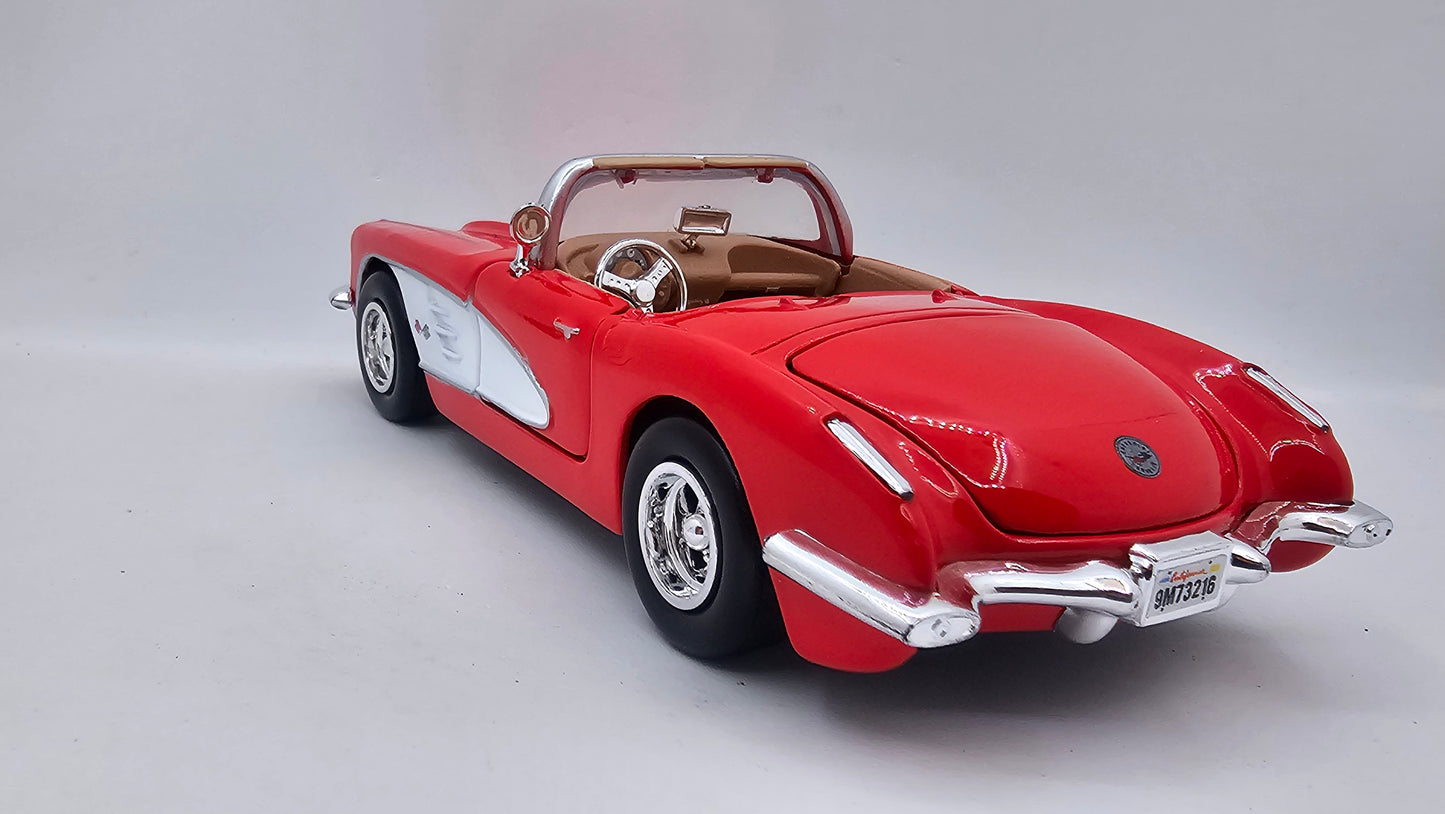 Chevrolet Corvette 1959 - Escala 1/24 - MotorMax - (Sin caja)