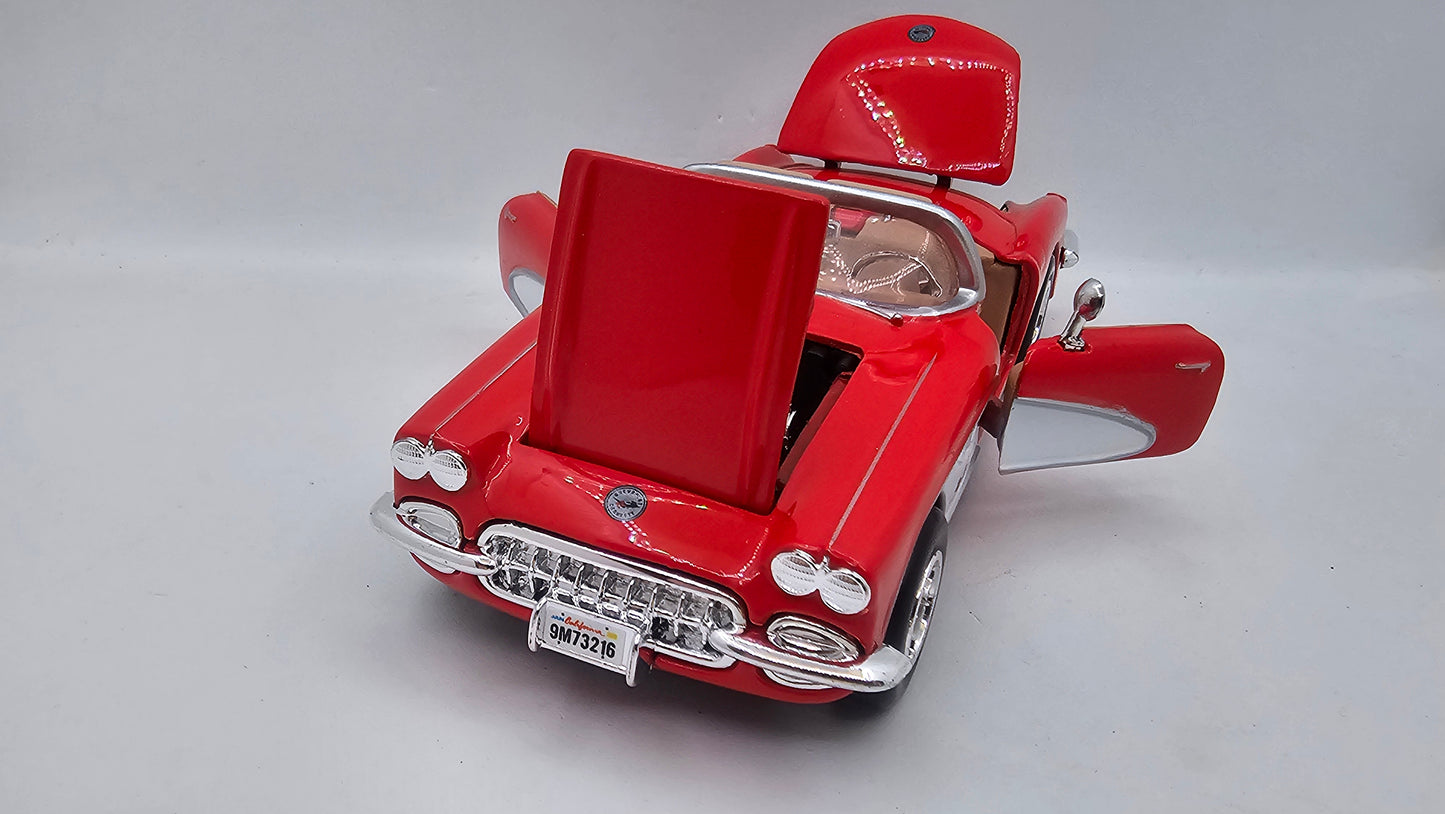 Chevrolet Corvette 1959 - Escala 1/24 - MotorMax - (Sin caja)