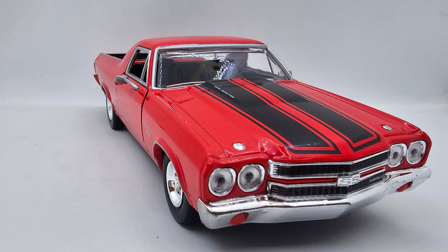 Chevy El Camino SS 396 1970 - Escala 1/24 - MotorMax - (Sin caja)