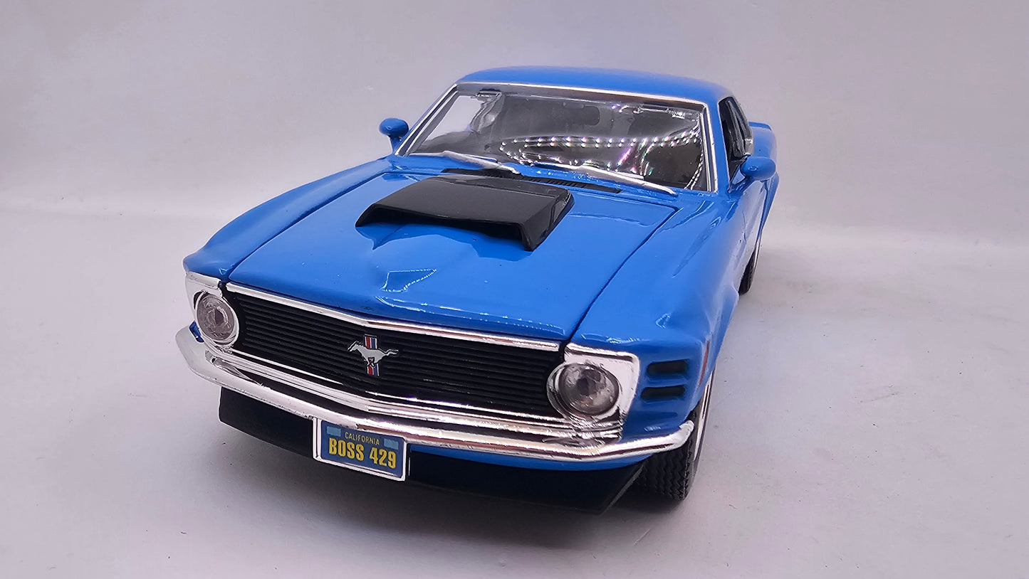 Ford Mustang Boss 429 1970 - Escala 1/24 - MotorMax - (Sin caja)