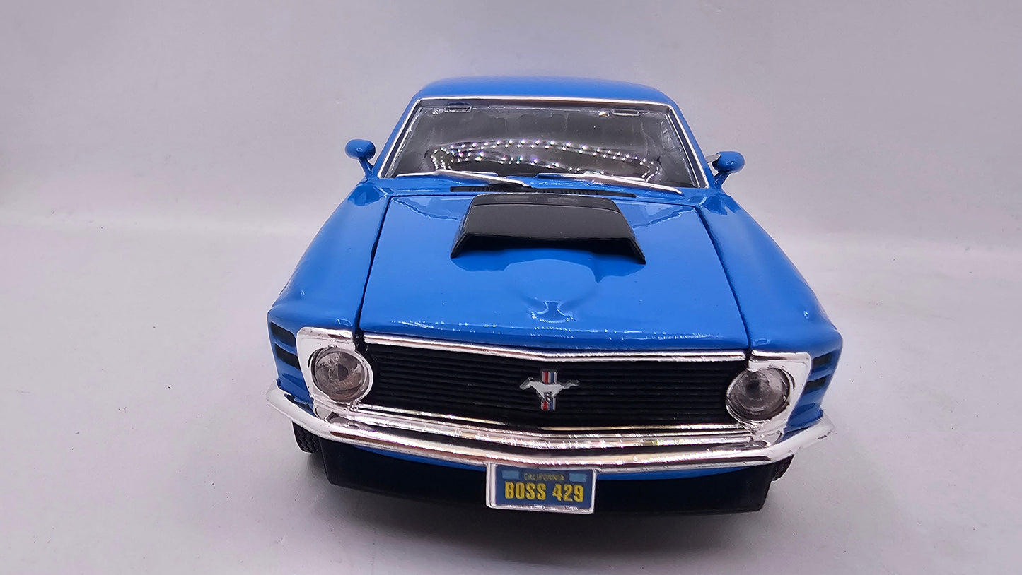 Ford Mustang Boss 429 1970 - Escala 1/24 - MotorMax - (Sin caja)