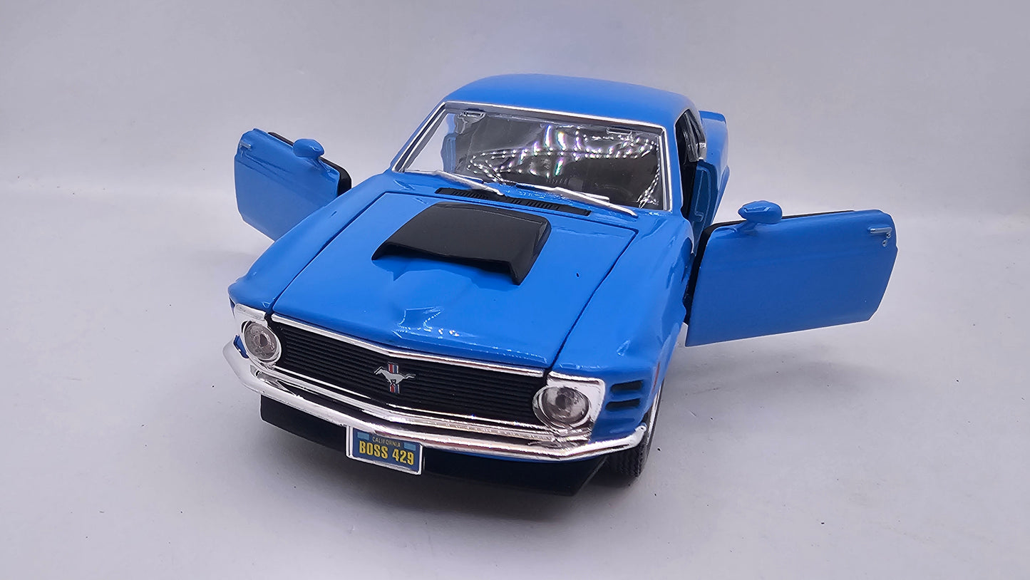 Ford Mustang Boss 429 1970 - Escala 1/24 - MotorMax - (Sin caja)