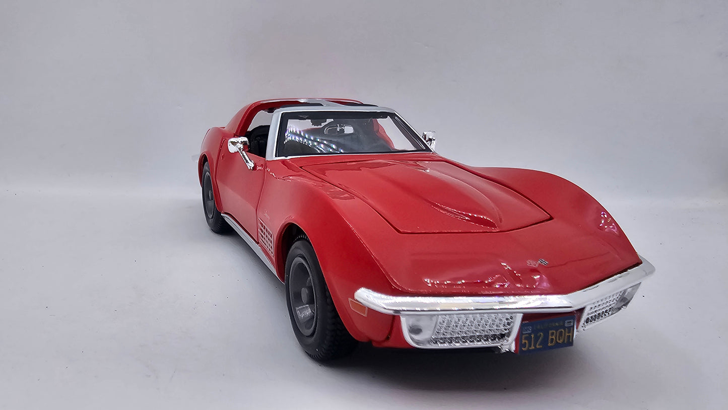 Chevrolet Corvette 1970 - Escala 1/24 - Maisto - (Sin caja)