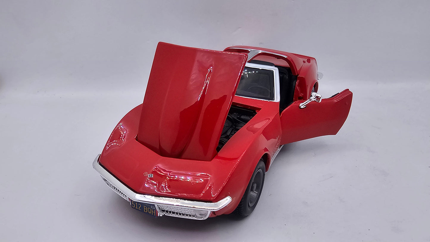 Chevrolet Corvette 1970 - Escala 1/24 - Maisto - (Sin caja)