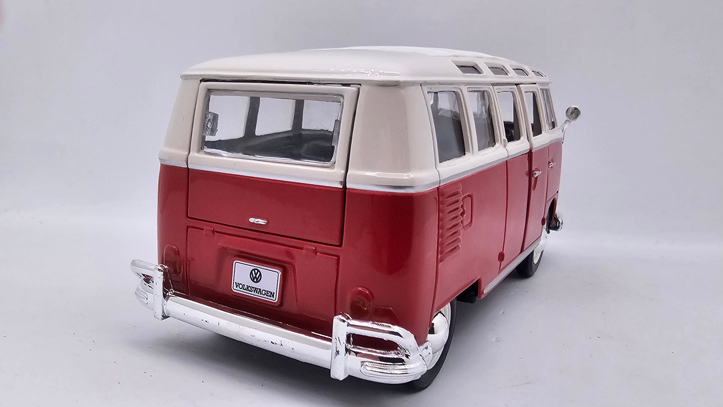 Volkswagen Van Samba - Escala 1/24 - Maisto - (Sin caja)