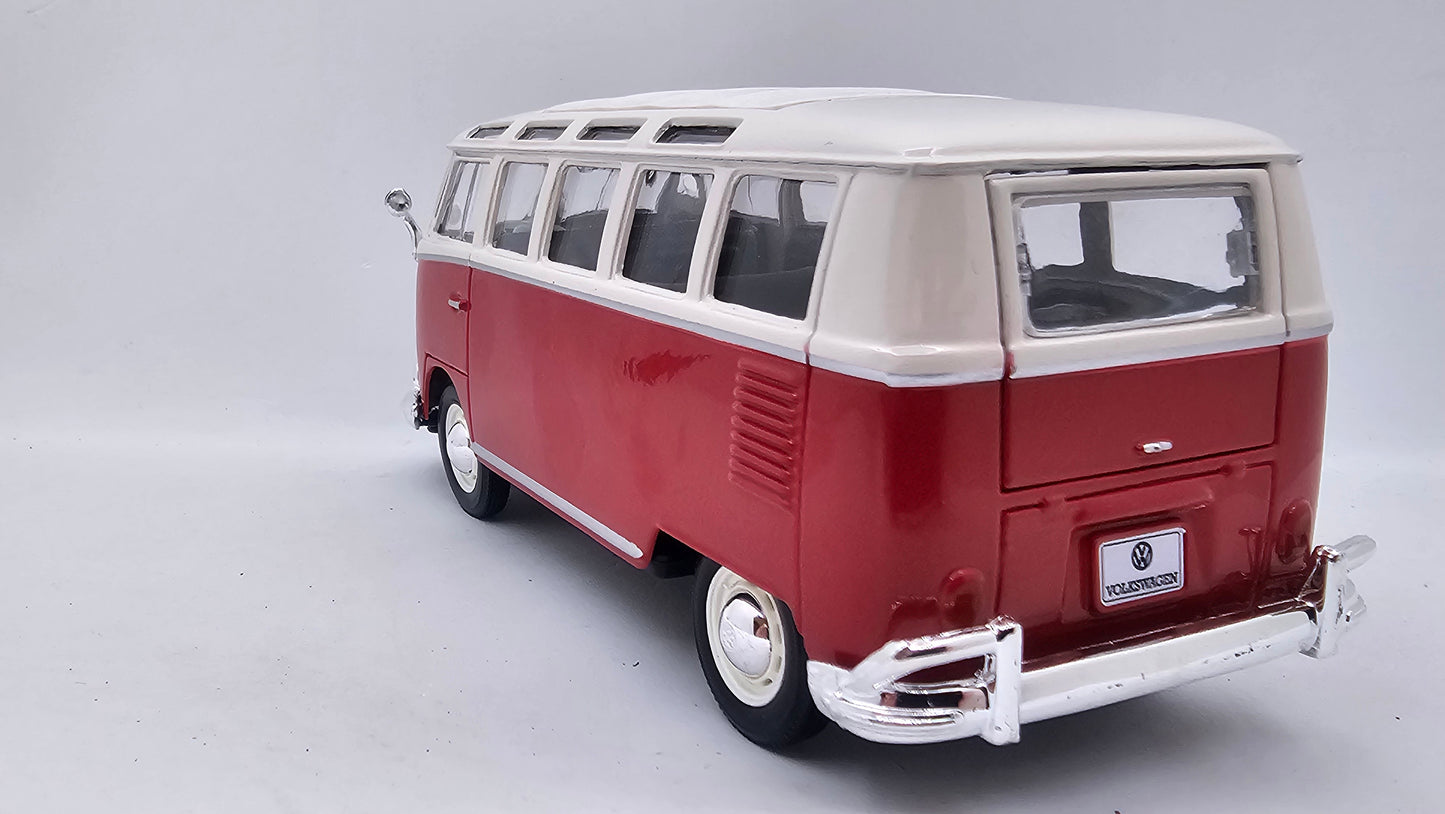 Volkswagen Van Samba - Escala 1/24 - Maisto - (Sin caja)