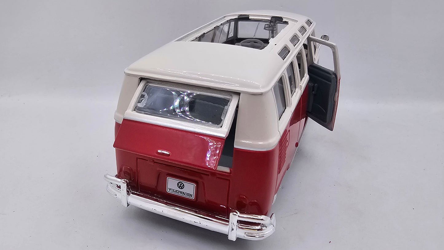 Volkswagen Van Samba - Escala 1/24 - Maisto - (Sin caja)