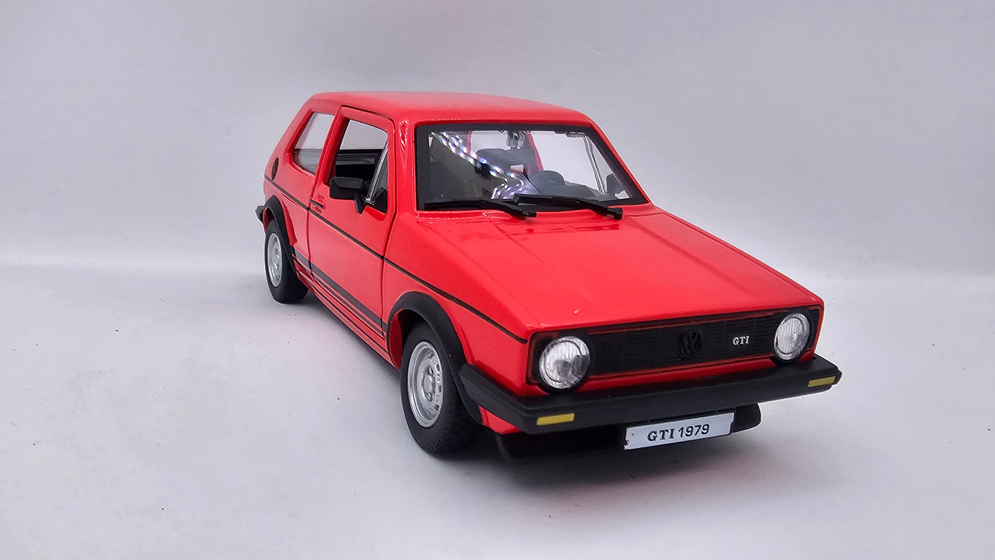 Volkswagen Golf Mk1 GTI 1979 - Escala 1/24 - Burago - (Sin caja)