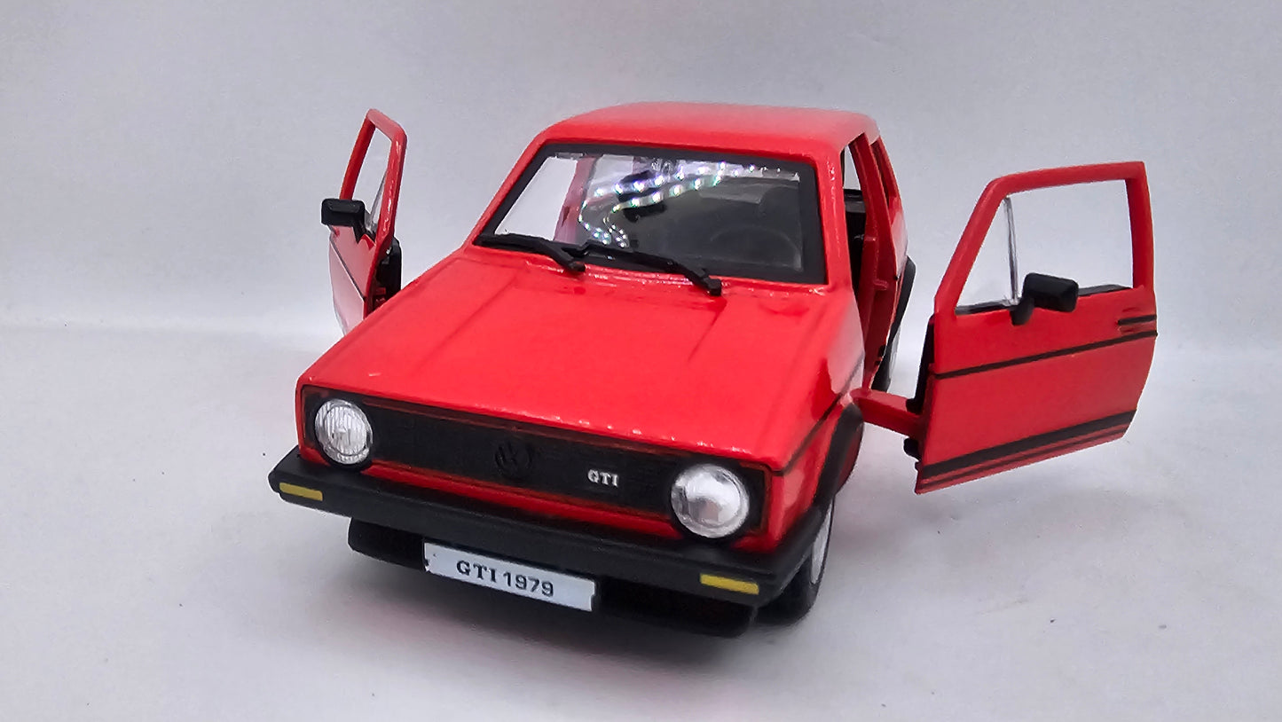 Volkswagen Golf Mk1 GTI 1979 - Escala 1/24 - Burago - (Sin caja)