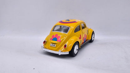Volkswagen Escarabajo 1967 "Estampado" - Escala 1/32 - Kinsmart - (Sin caja)