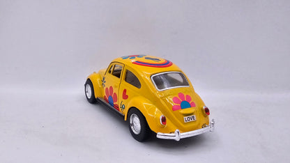 Volkswagen Escarabajo 1967 "Estampado" - Escala 1/32 - Kinsmart - (Sin caja)