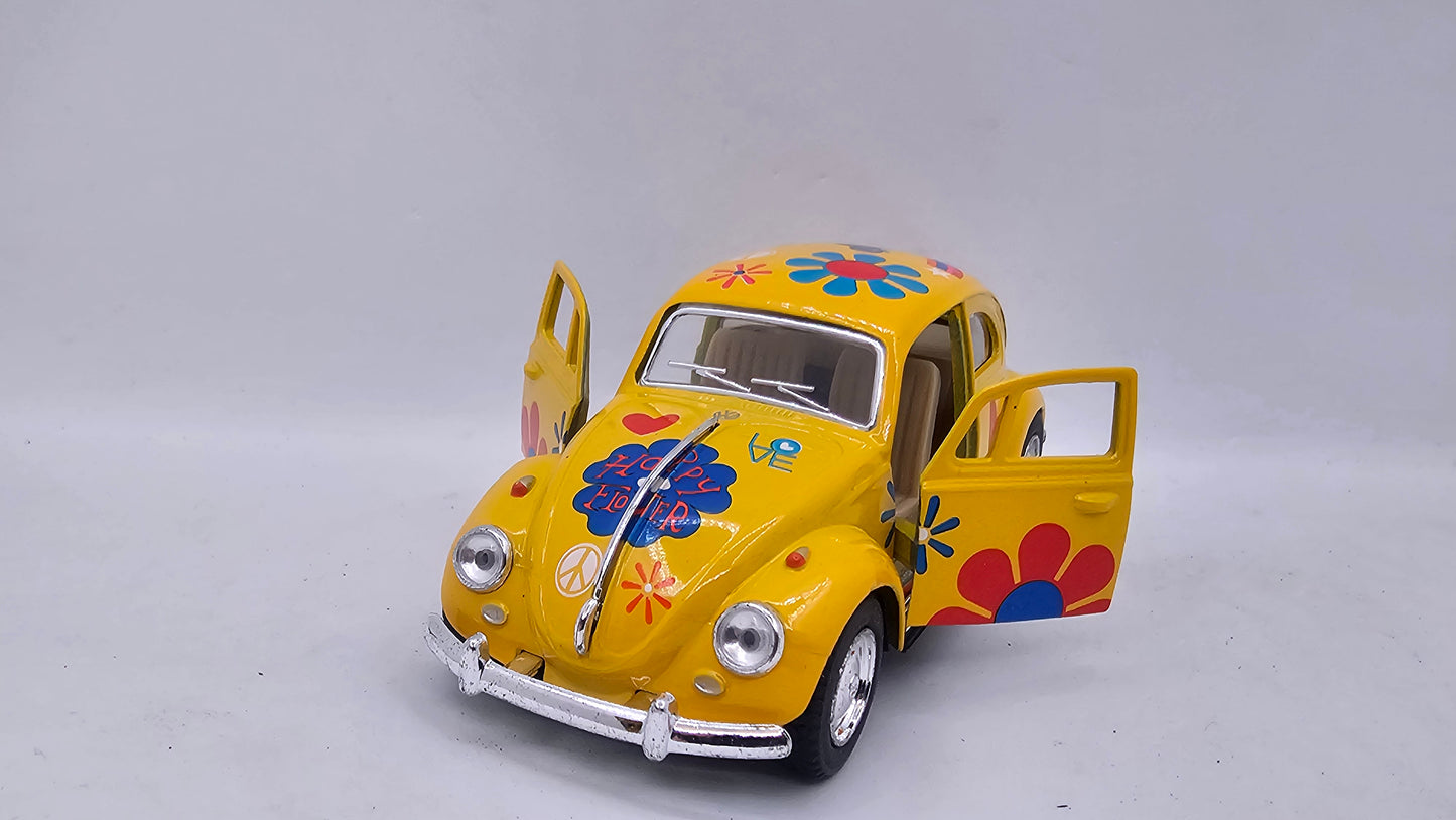 Volkswagen Escarabajo 1967 "Estampado" - Escala 1/32 - Kinsmart - (Sin caja)