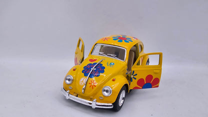 Volkswagen Escarabajo 1967 "Estampado" - Escala 1/32 - Kinsmart - (Sin caja)