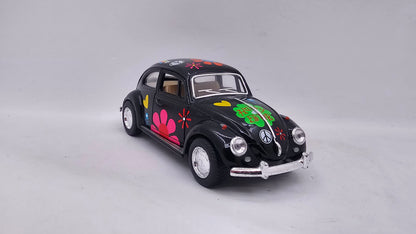 Volkswagen Escarabajo 1967 "Estampado" - Escala 1/32 - Kinsmart - (Sin caja)
