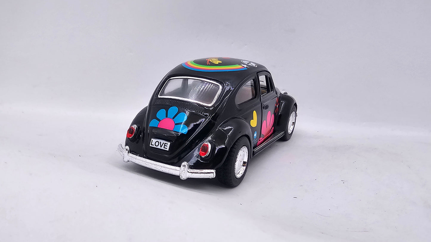 Volkswagen Escarabajo 1967 "Estampado" - Escala 1/32 - Kinsmart - (Sin caja)