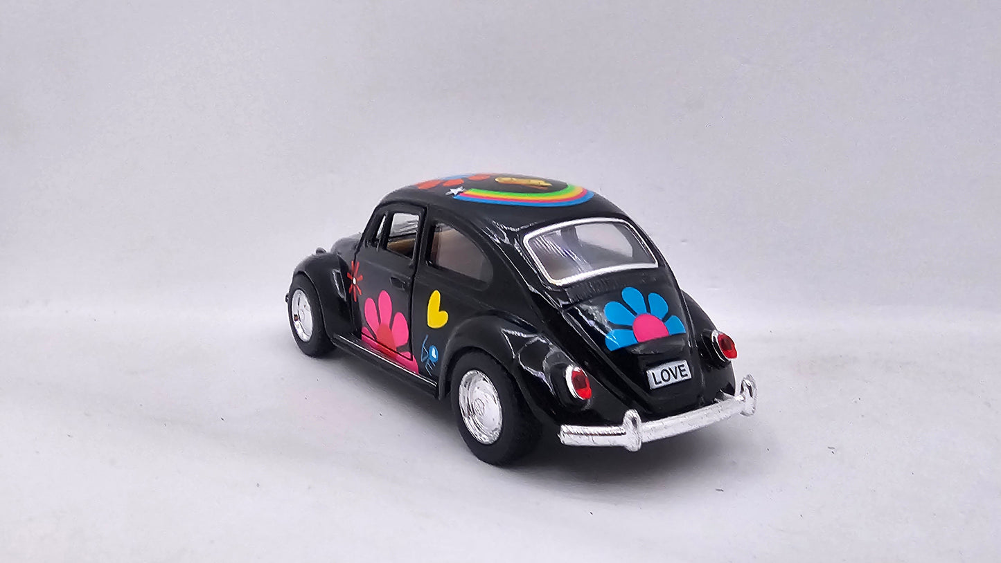 Volkswagen Escarabajo 1967 "Estampado" - Escala 1/32 - Kinsmart - (Sin caja)