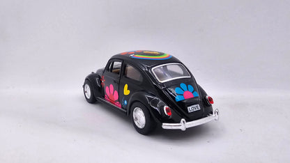 Volkswagen Escarabajo 1967 "Estampado" - Escala 1/32 - Kinsmart - (Sin caja)