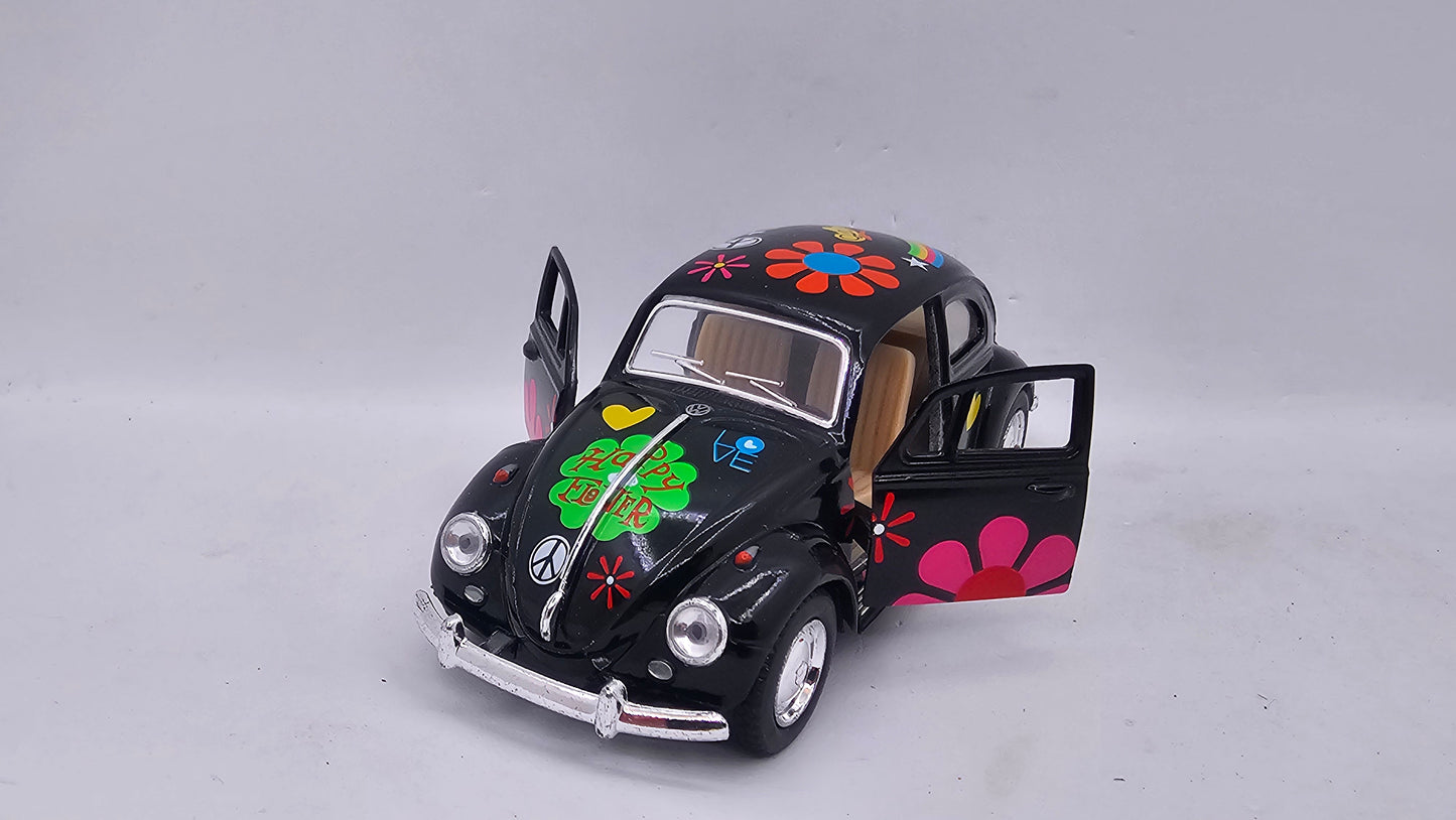 Volkswagen Escarabajo 1967 "Estampado" - Escala 1/32 - Kinsmart - (Sin caja)