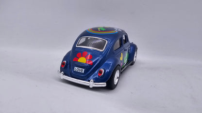 Volkswagen Escarabajo 1967 "Estampado" - Escala 1/32 - Kinsmart - (Sin caja)