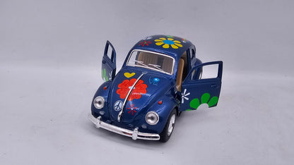 Volkswagen Escarabajo 1967 "Estampado" - Escala 1/32 - Kinsmart - (Sin caja)