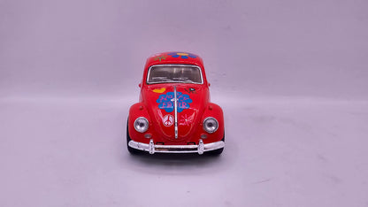 Volkswagen Escarabajo 1967 "Estampado" - Escala 1/32 - Kinsmart - (Sin caja)