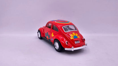 Volkswagen Escarabajo 1967 "Estampado" - Escala 1/32 - Kinsmart - (Sin caja)