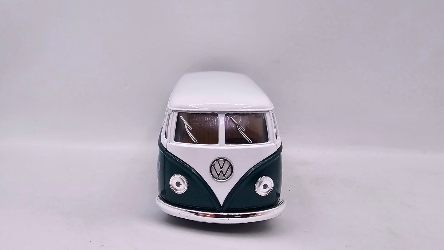 Volkswagen Kombi Bus 1962 "Estampado" - Escala 1/32 - Kinsmart - (Sin caja)