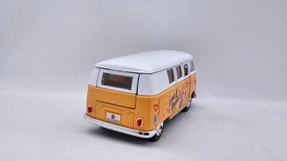 Volkswagen Kombi Bus 1962 "Estampado" - Escala 1/32 - Kinsmart - (Sin caja)