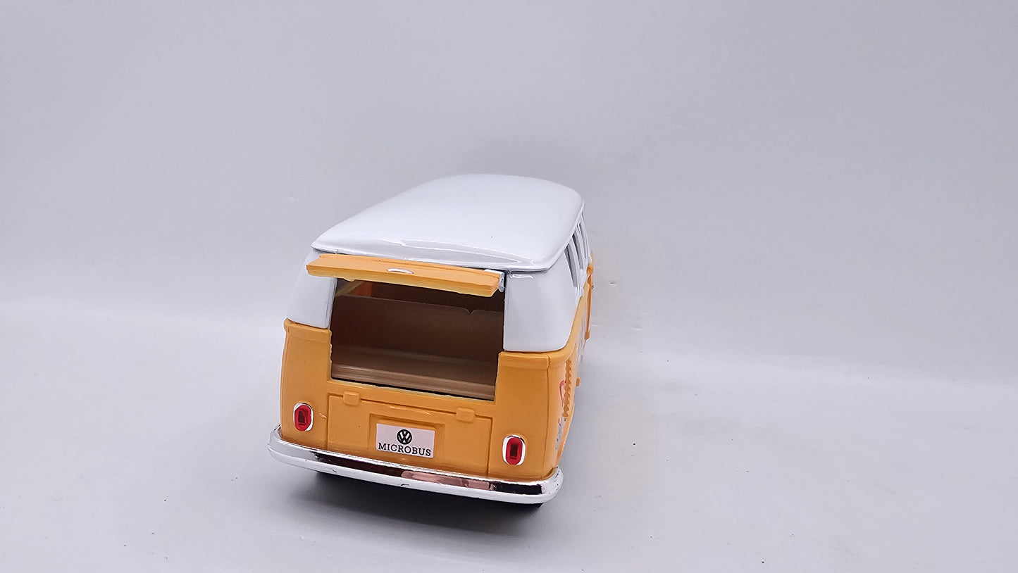 Volkswagen Kombi Bus 1962 "Estampado" - Escala 1/32 - Kinsmart - (Sin caja)
