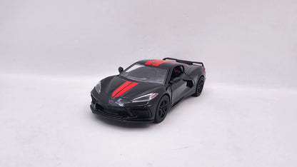 Chevrolet Corvette 2021 Custom - Escala 1/36 - Kinsmart - (Sin caja)